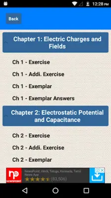 Class 12 Physics NCERT Solutions android App screenshot 2